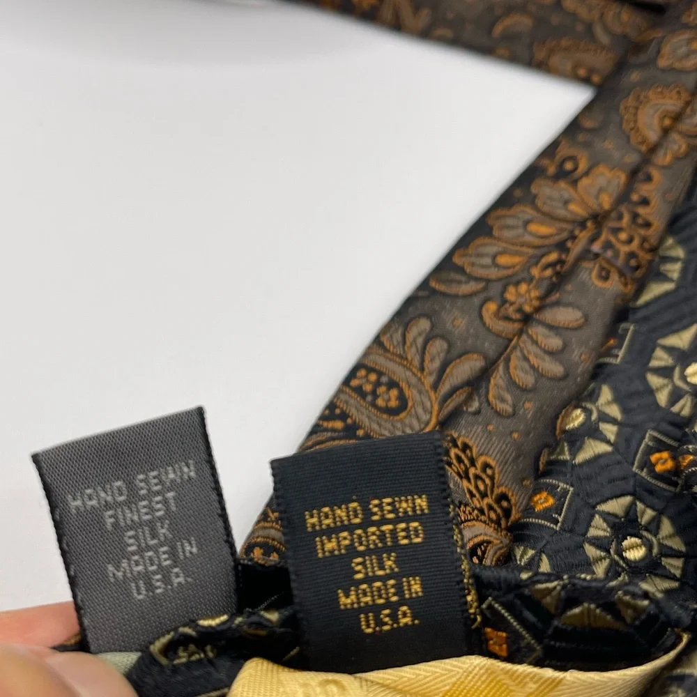Robert Talbott Best Of Class Paisley and Geometric Patterned Ties 100% Silk